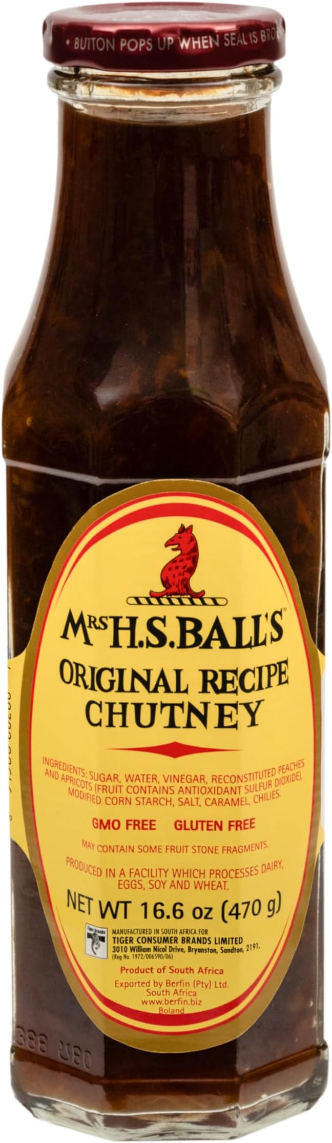 MRS H.S.BALLS - CHUTNEY ORIGINAL (South Africa)