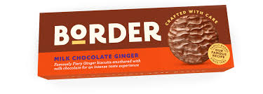 BORDER - Milk Chocolate Ginger Biscuits (UK)