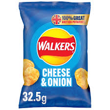 Walkers Crisps - Cheese and Onion 32.5g (UK)