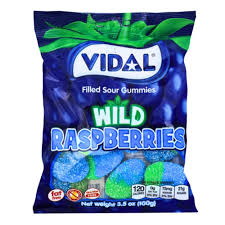 VIDAL - Filled Sour Wild Raspberries  (Spain)