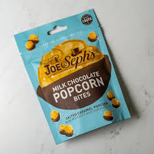 Joe & Sephs - Milk Chocolate Popcorn Bites - Salted Caramel (UK)