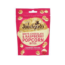 Joe & Sephs - White Chocolate & Raspberry Popcorn Bites (UK)