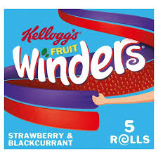 Kellogs - Fruit Winders - Strawberry & Blackcurrant (UK)