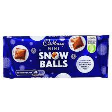 XMAS - Cadbury Mini Snow Balls Bar (UK)