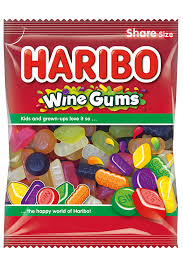 Haribo - Wine Gums (UK)