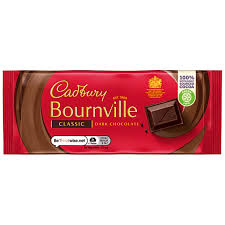 Cadbury - Bournville Classic Dark Chocolate - Large 180G size (UK)