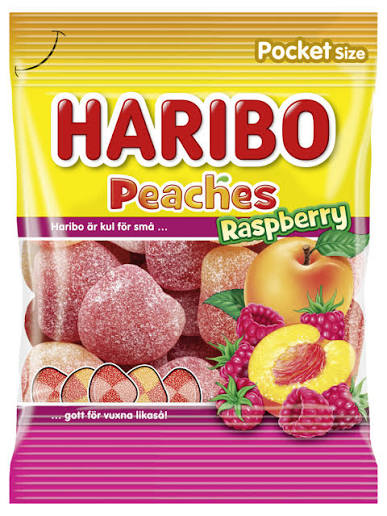 Haribo - Peaches Raspberry - (Sweden)