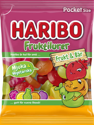Haribo - Fruktilurer Frukt & Bar (Fruit & Berries) - (Sweden)